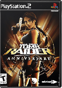 Tomb Raider Anniversary Playstation 2 US box art